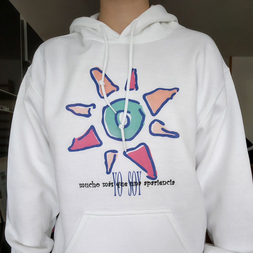 fundacion alpe sudadera capucha logo